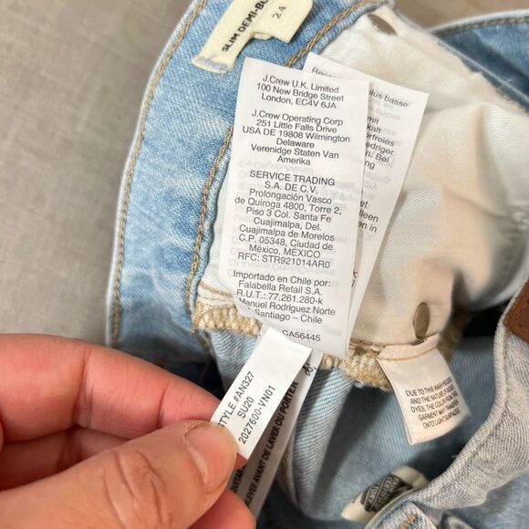 Madewell Slim Demi-Boot Jeans in Bellmeade Wash size 24 - Picture 14 of 15